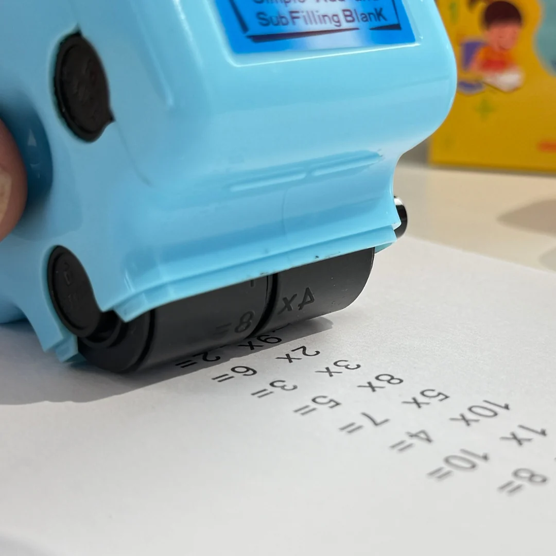 Choosing an exercise mode on the Math Roller