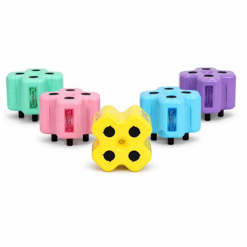 All five Math Roller colors lined up together